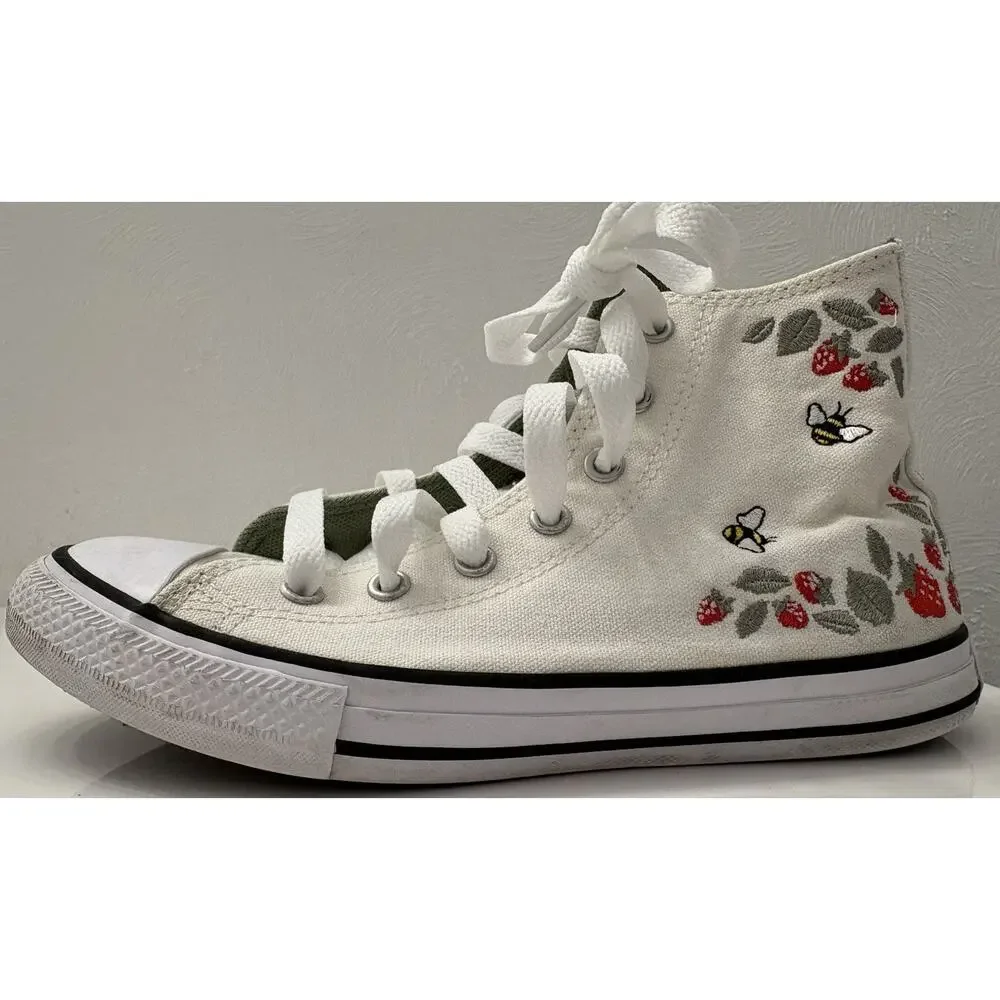 Converse Chuck Taylor All Star Berries And Bees High-Top Sneaker Size Youth 3